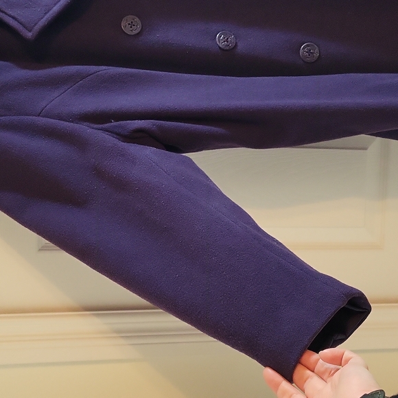 Grape Pea Coat - Picture 4 of 6